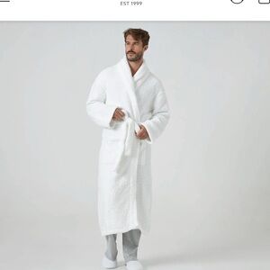 Kashwere White Plush Bathrobe XL